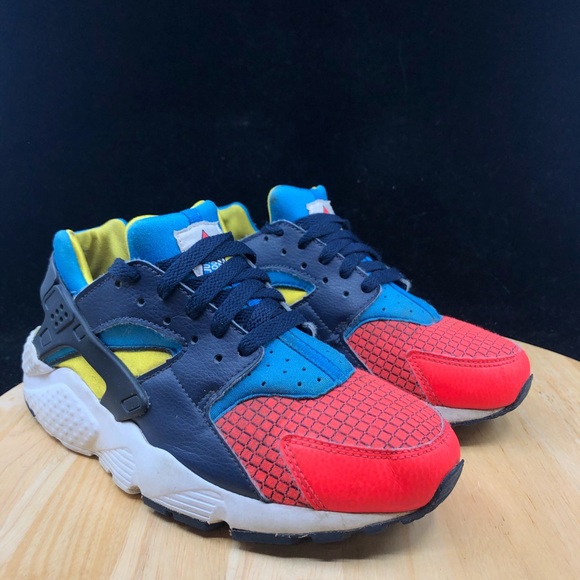 Nike Boys Huarache Run BQ7096-600 Multicolor - Picture 4 of 9